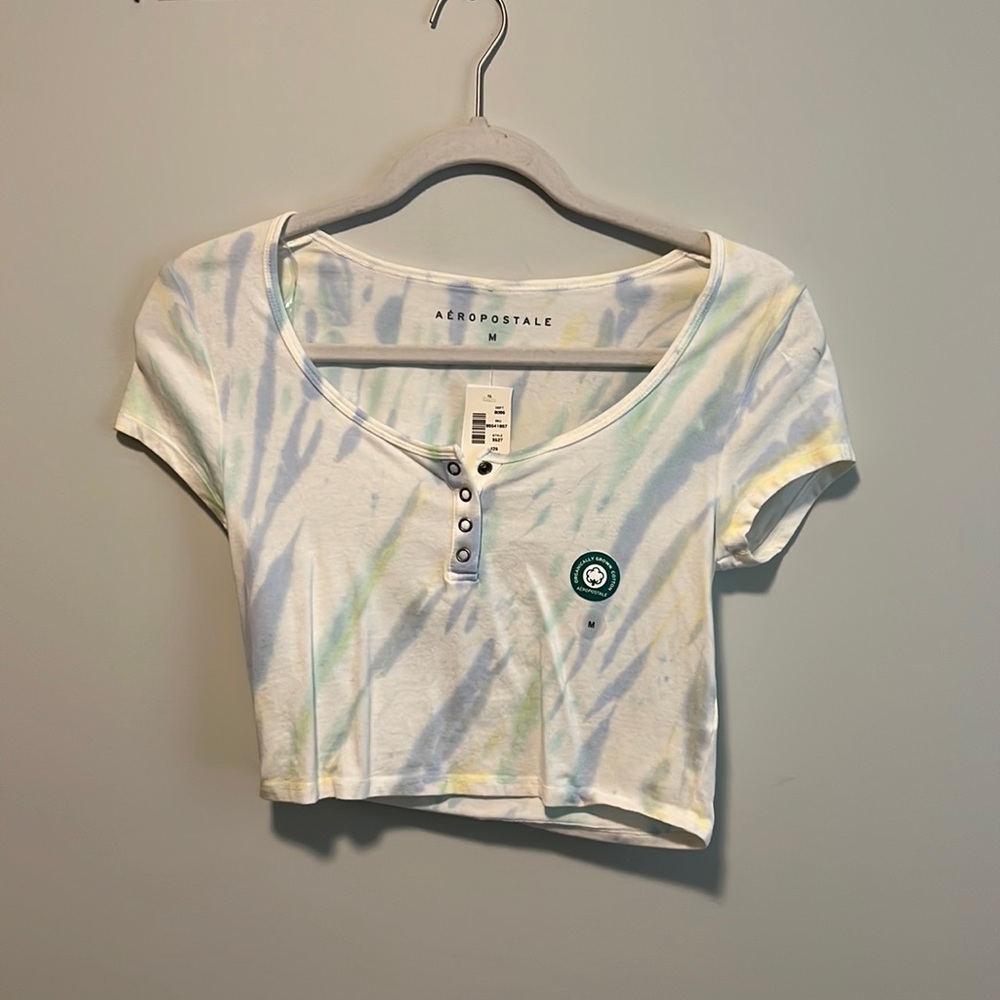 Cute tie dye crop top